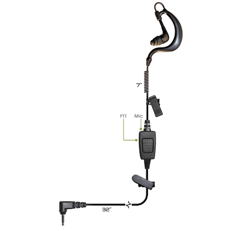 DRIFT Single-Wire PTT Earpiece