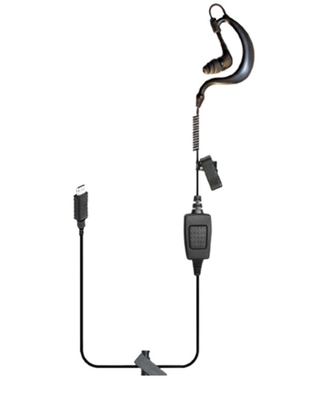 Single-Wire PTT Earpiece (USB-C)