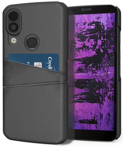 Vegan Leather Credit Card Wallet Case, Cat S62