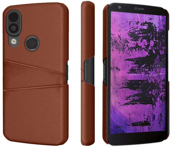 Vegan Leather Credit Card Wallet Case, Cat S62